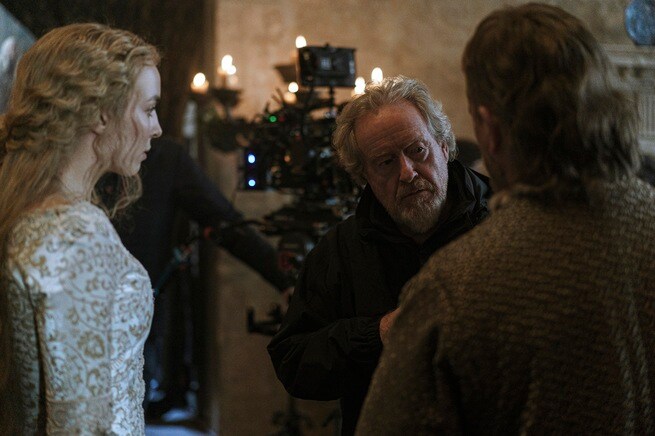 Jodie Comer, Ridley Scott, Matt Damon