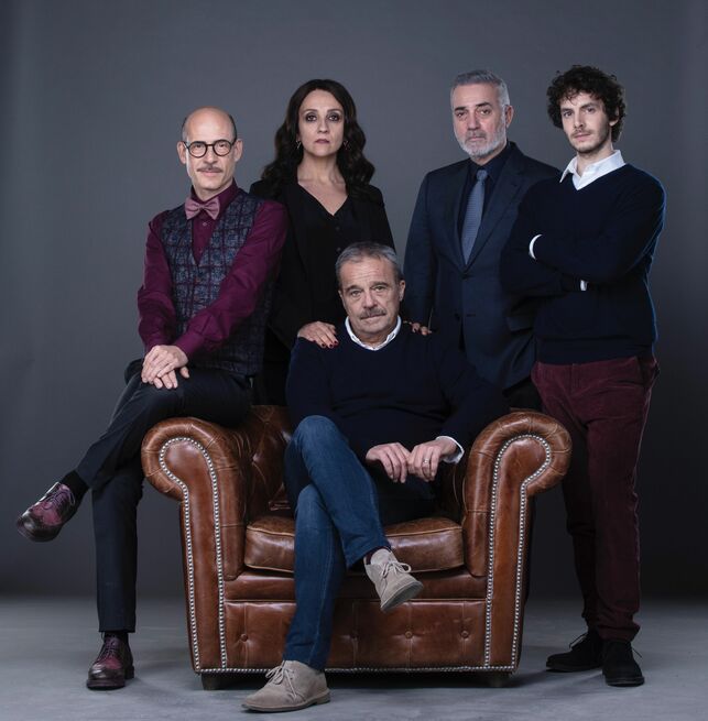 Gian Marco Tognazzi, Alessandro Sperduti, Massimo Ghini, Claudio Amendola, Lucia Ocone