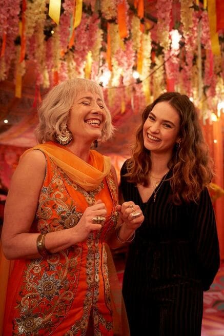 Lily James, Emma Thompson