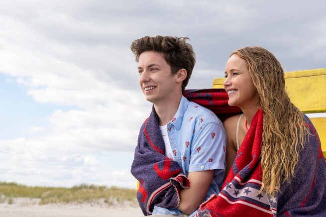 Andrew Barth Feldman, Jennifer Lawrence