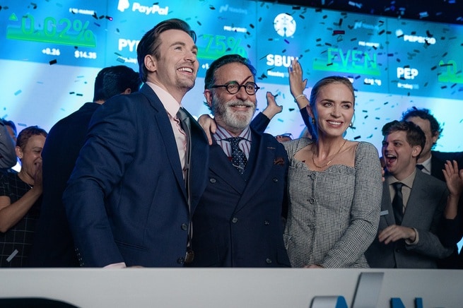 Chris Evans, Andy Garcia, Emily Blunt