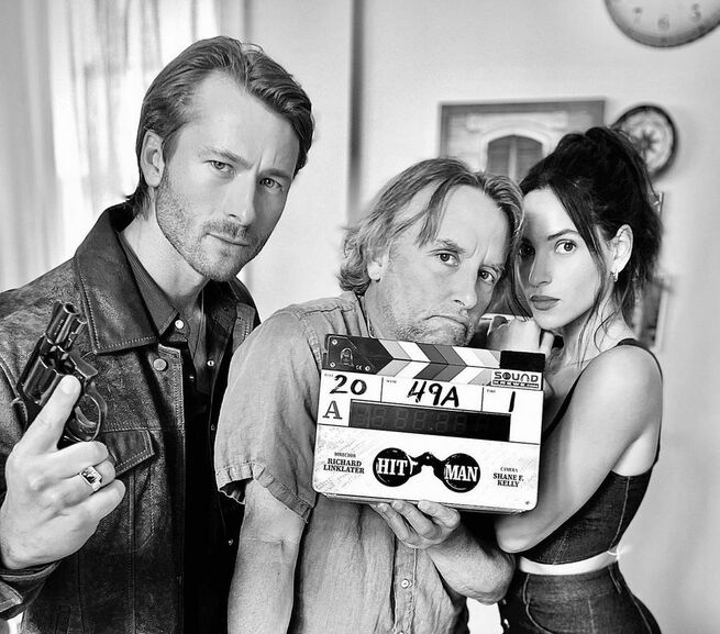 Adria Arjona, Glen Powell, Richard Linklater
