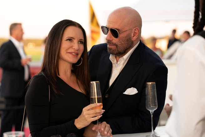 Kristin Davis, John Travolta