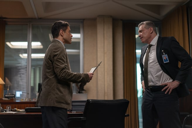 Rami Malek, Holt McCallany