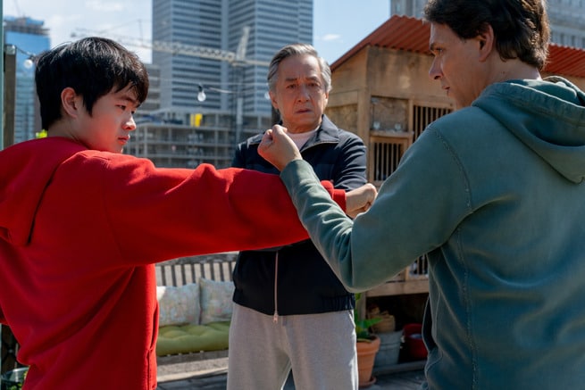 Ben Wang, Jackie Chan, Ralph Macchio
