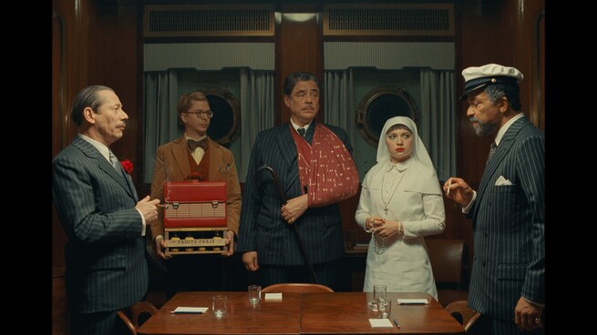 Mathieu Amalric, Michael Cera, Benicio Del Toro, Mia Threapleton, Jeffrey Wright