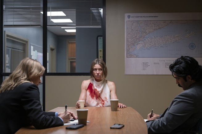 Kim Dickens, Jessica Biel, Bobby Naderi