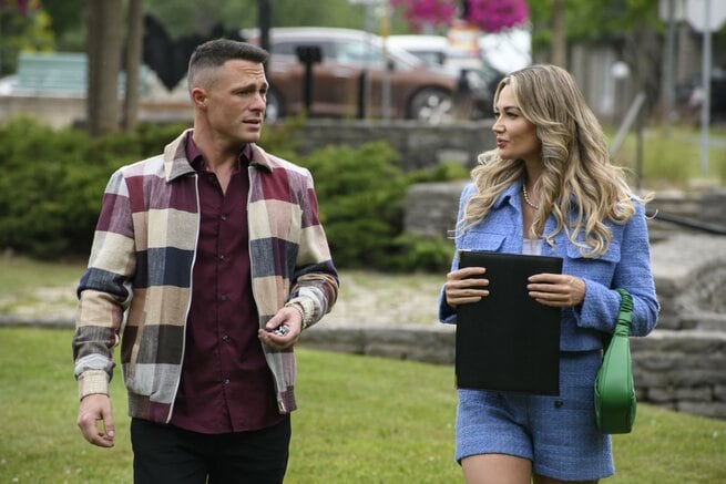 Colton Haynes, Megan Hutchings
