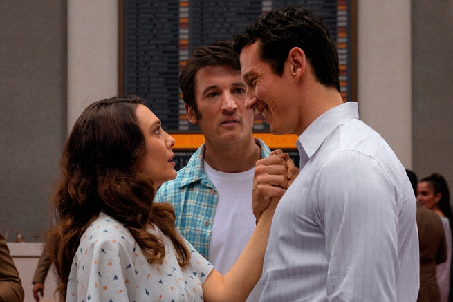 Elizabeth Olsen, Callum Turner, Miles Teller