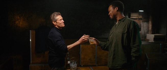 Willem Dafoe, Corey Hawkins