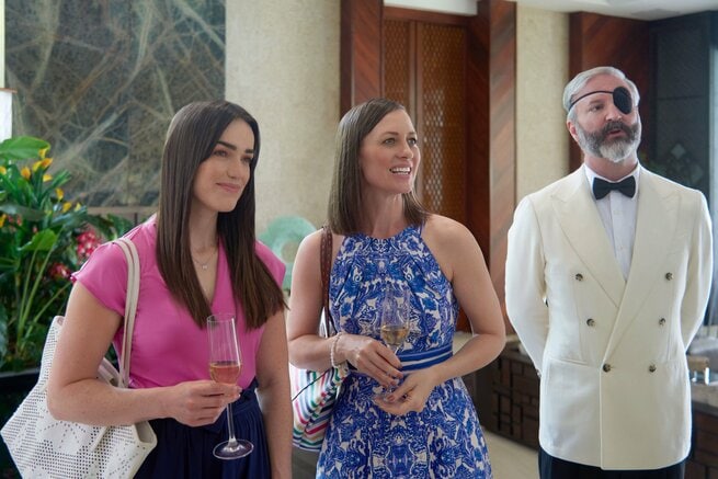 Elizabeth Henstridge, Kezia Burrows, Henry Twohy