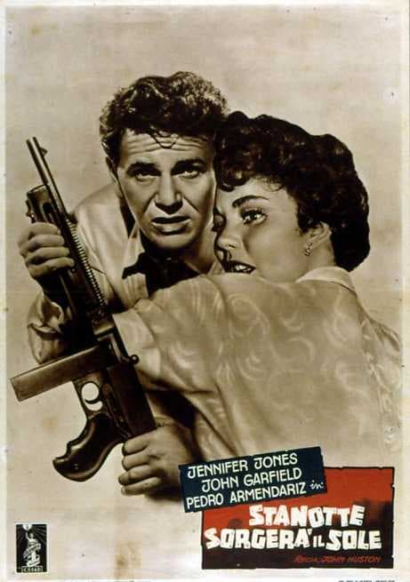 Locandina con Jennifer Jones, John Garfield