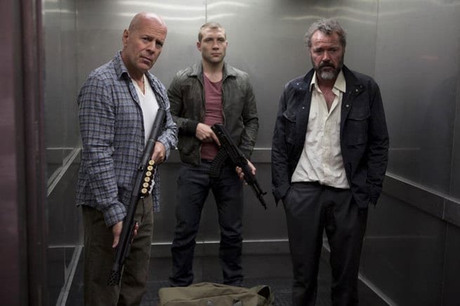 Bruce Willis, Jai Courtney, Sebastian Koch