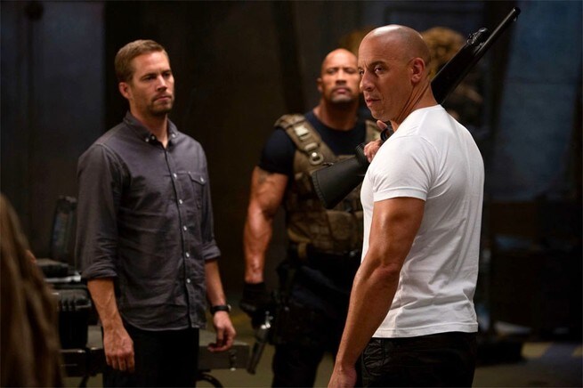 Paul Walker, Dwayne Johnson, Vin Diesel