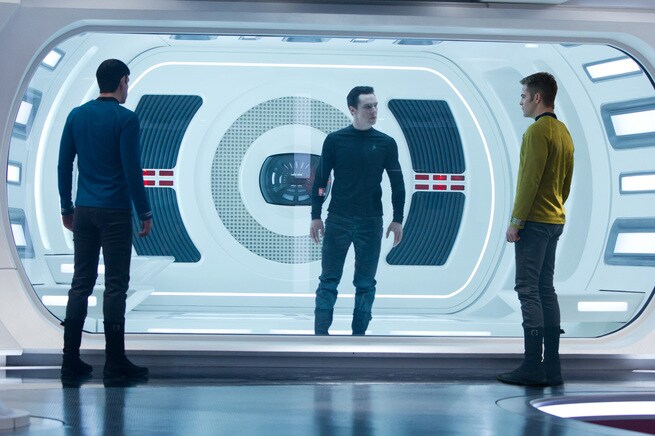 Zachary Quinto, Benedict Cumberbatch, Chris Pine