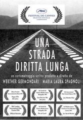 Una strada diritta lunga