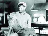 Wallace Beery a un giovanissimo Jackie Cooper in Il campione (1931)