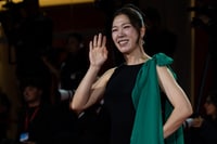Yeom Hye-ra sul red carpet di No Other Choice - Foto: Giorgia Carena / Film Tv