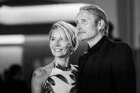 Hanne Jacobsen e Mads Mikkelsen sul red carpet di The Last Viking - Foto: Giorgia Carena / Film Tv