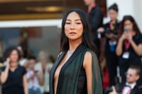 Greta Lee sul red carpet di A House of Dynamite - Foto: Giorgia Carena / Film Tv