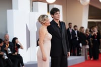 Valeria Bruni Tedeschi e Pietro Marcello sul red carpet di Duse - Foto: Giorgia Carena / Film Tv