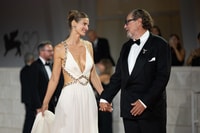 Julian Schnabel e Louise Kugelberg sul red carpet di in The Hand of Dante - Foto: Giorgia Carena / Film Tv